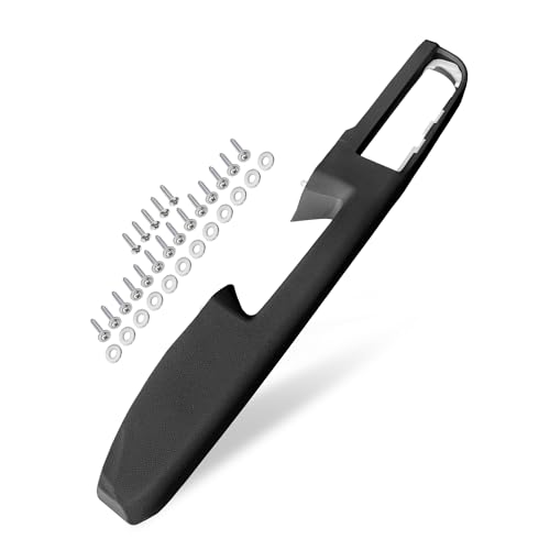 KAIRAY 80994 Front Left Driver Side Armrest with Backet Door Panel Compatible with Chevy Silverado Avalanche Tahoe Suburban GMC Sierra Yukon 20102014 27In Handle Above Arm Rest GM 84127280 Black - Image 1
