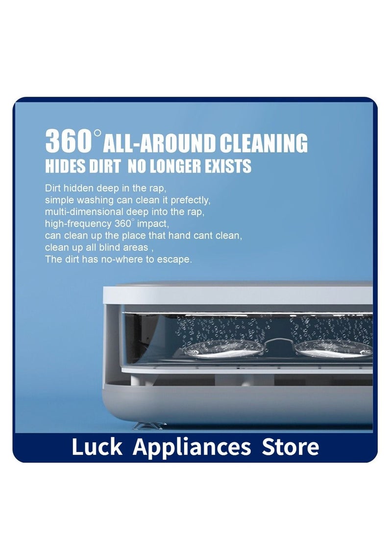 Generic - Portable Ultrasonic Cleaning Machine High Frequency Vibration Wash Cleaner Remove Stains Jewelry Watch Glasses Washing Machine - Image 1