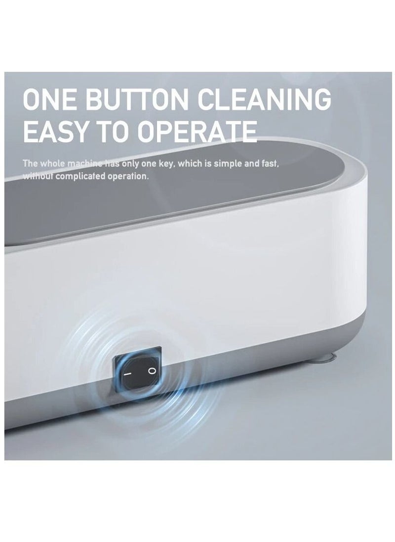Generic - Portable Ultrasonic Cleaning Machine High Frequency Vibration Wash Cleaner Remove Stains Jewelry Watch Glasses Washing Machine - Image 1