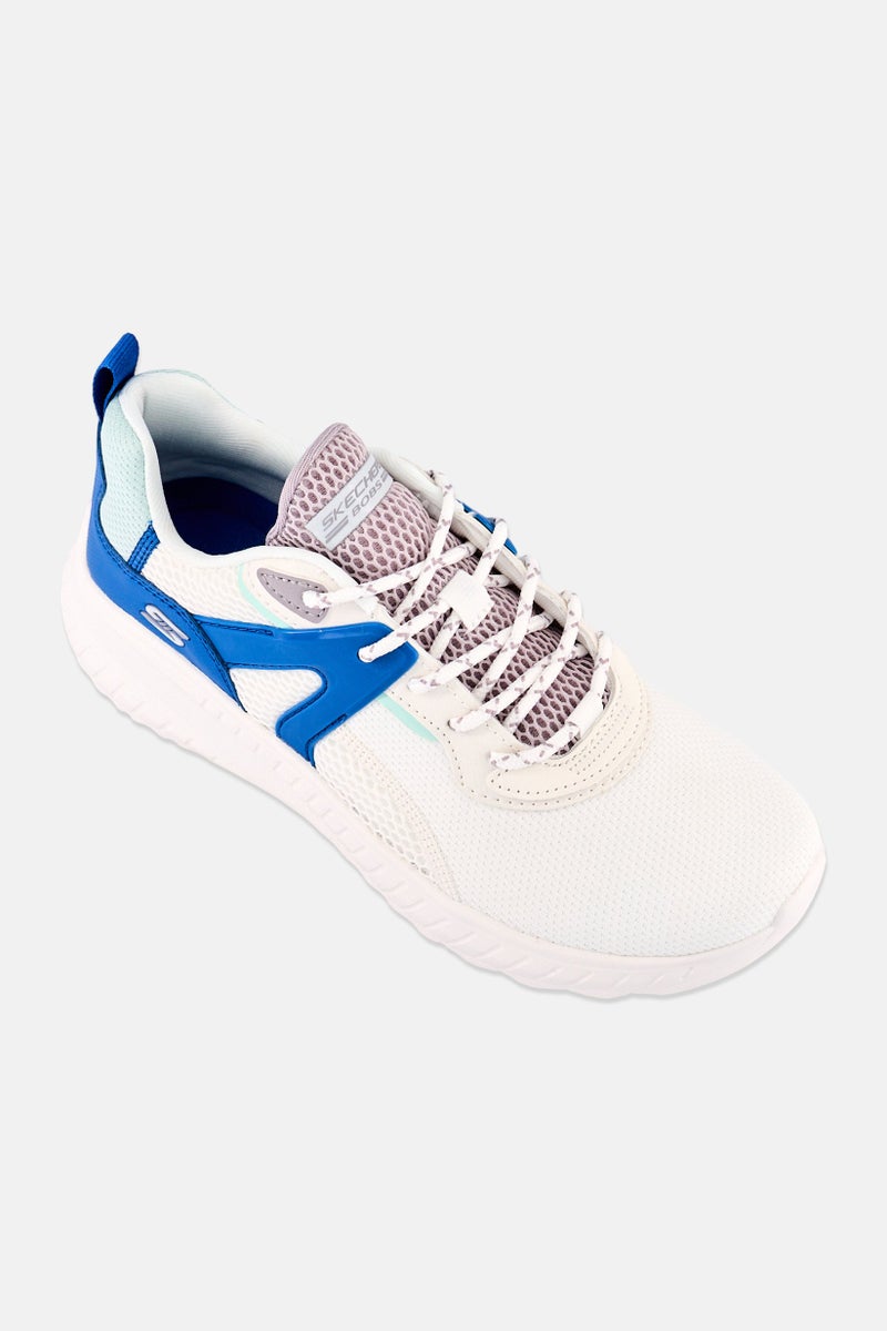 SKECHERS أحذية خارجية للنساء بتصميم رائع مع أربطة، بيضاء - Image 1