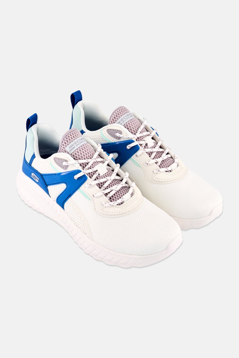SKECHERS أحذية خارجية للنساء بتصميم رائع مع أربطة، بيضاء - Image 4