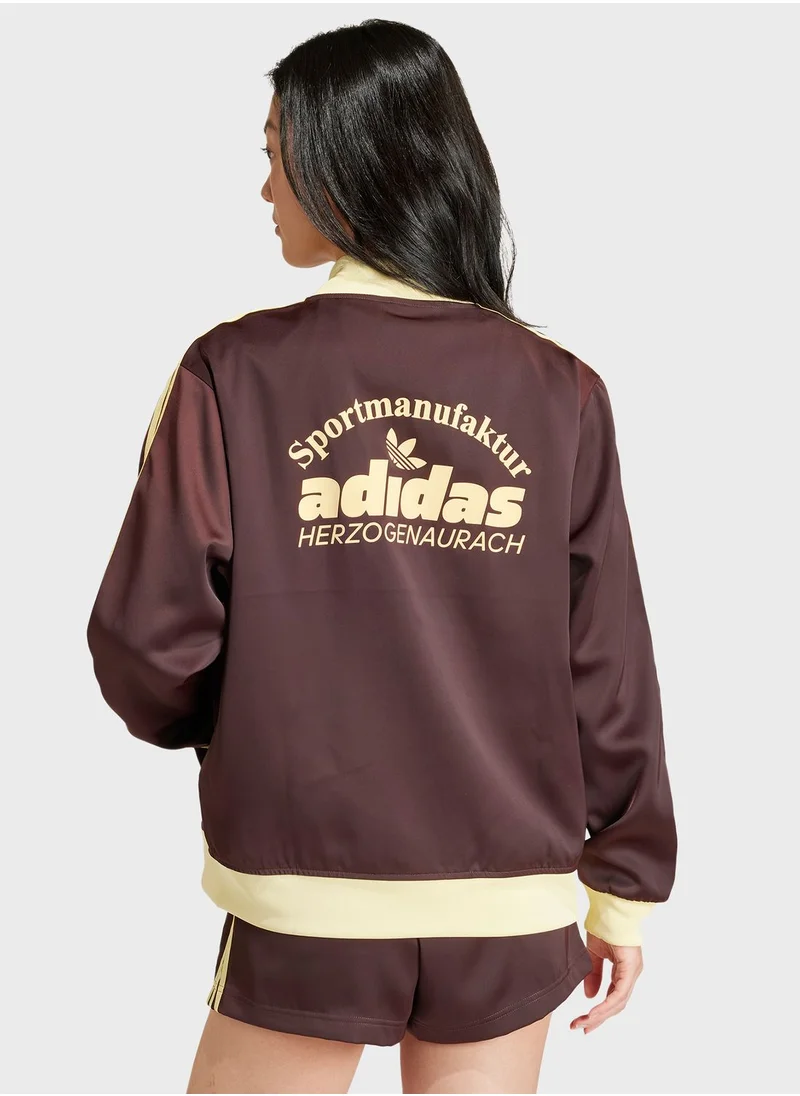 adidas Originals 3 Stripes Satin Jacket