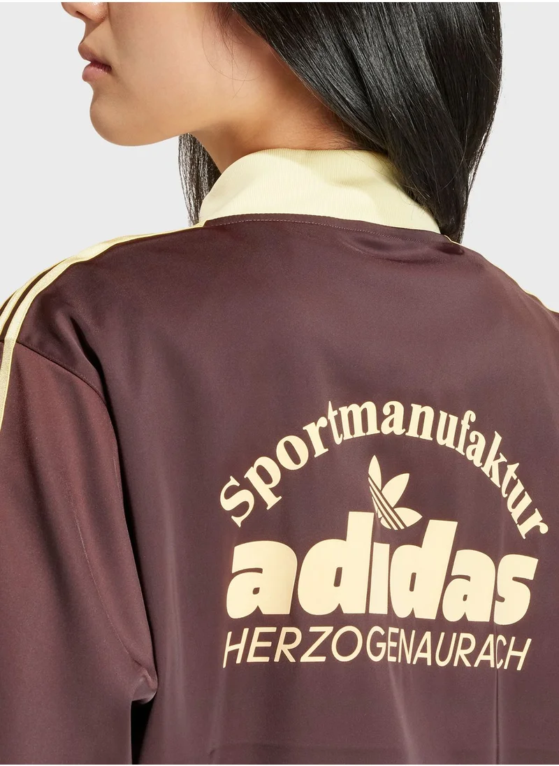 adidas Originals 3 Stripes Satin Jacket