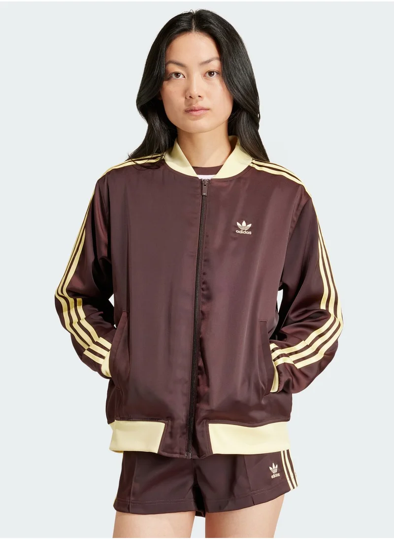 adidas Originals 3 Stripes Satin Jacket