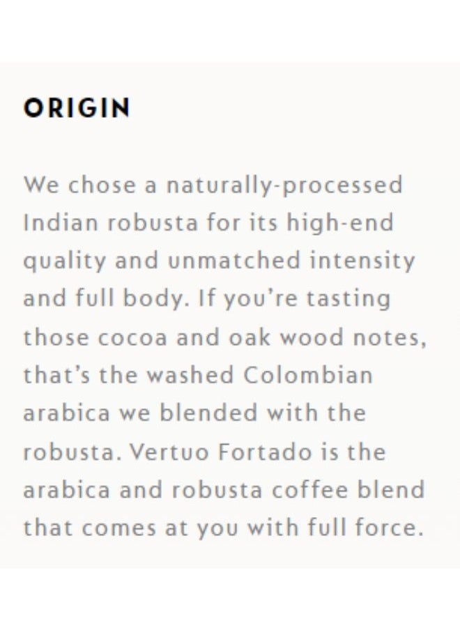 Nespresso - Fortado, Vertuo Range 10 Capsules (150ml) - Image 1