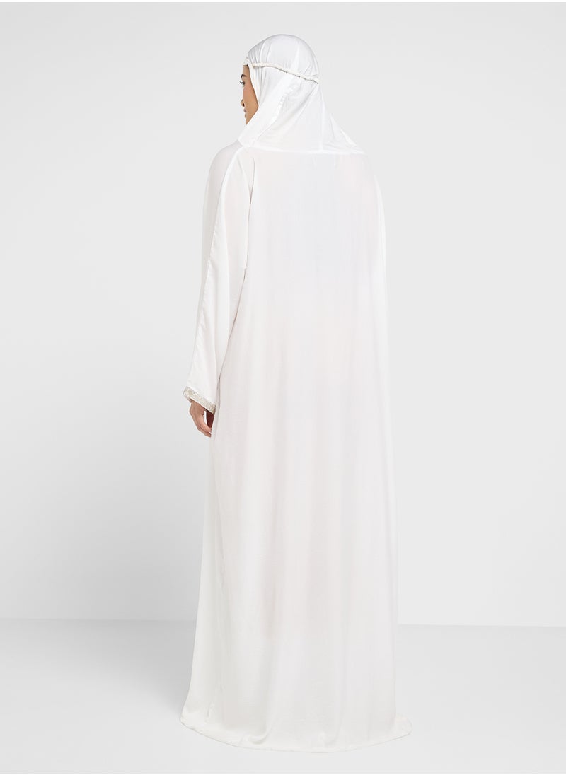 hayas closet Hooded Flared Sleeve Prayer Dress  - Image 2