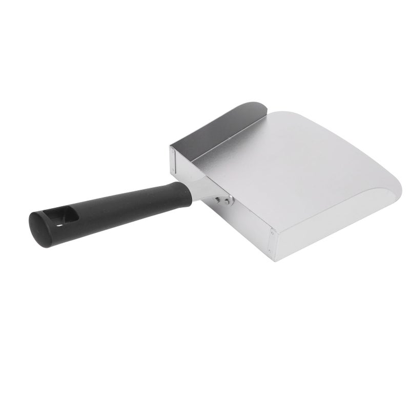 Griddle Food Mover Professional Stainless Steel Food Mover BBQ Grill Food Shovel with Handle for Stir Fry Cook and Move Food - Image 5
