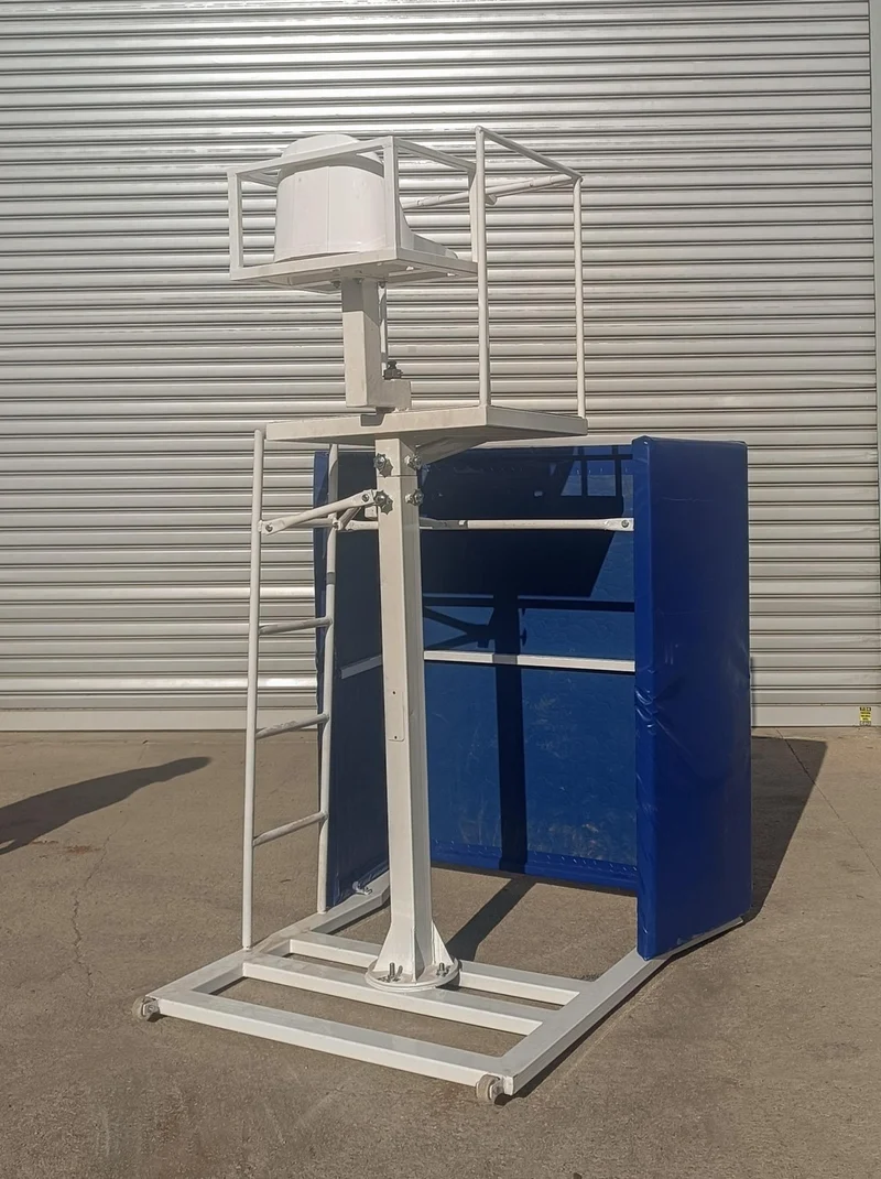 adelinspor Height Adjustable Volleyball Referee Chair with Protection Cushion