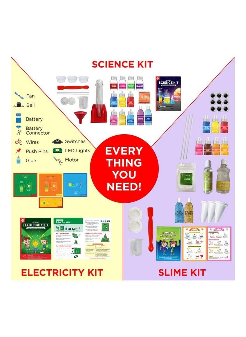 Einstein Box Science Gift Set of Slime Kit + Science Kit + Electricity Kit | Toys for Boys and Girls for 5, 6, 7, 8, 9, 10 and Above  - Image 4