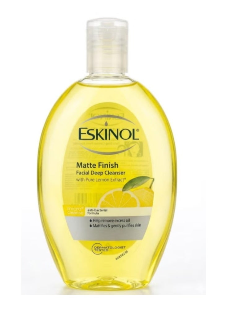 Matte Finish Facial Deep Cleanser With Pure Lemon Extract 225 ml