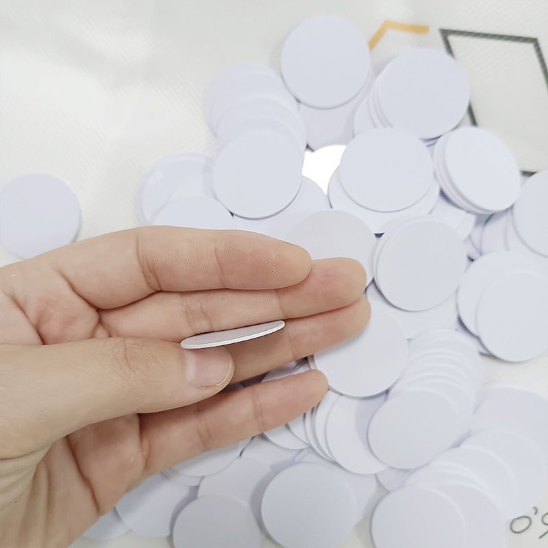 Ntag215 Coin Card Nfc White Card Chip Round Card 213 Touch-To-Play Game Launch Card Self-Made Game Card - Image 5