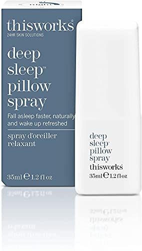 THISWORKS THISWORKS Deep Sleep Pillow Spray FastActing Natural Formula with Lavender for Relaxation and Restful Sleep 35 ml 12 fl oz Travel Size 