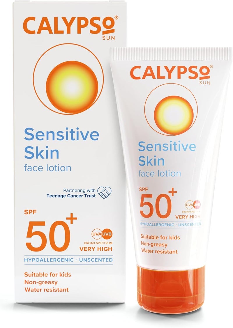 CALYPSO Kids Sensitive Lotion SPF50 Plus for Face and Neck 50 ml - Image 2