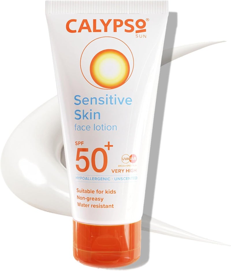 CALYPSO Kids Sensitive Lotion SPF50 Plus for Face and Neck 50 ml - Image 1