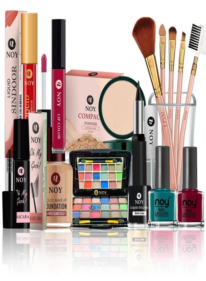 NOY Magnetic Magnetism Magnetic Makeup Combos Kit Waterproof EfFortless Application 100% Vegan Formulation & Weightless NO#287 (Pack of-15) - Image 1