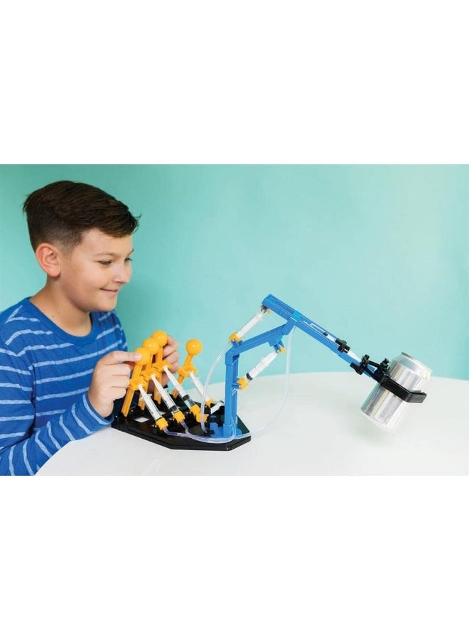 4m ذراع الروبوت الهيدروليكي 4M KidzLabs - بناء ذراع روبوتي يعمل بالطاقة من ضغط الماء | مجموعة هندسية STEM عملية للأطفال من عمر 8 سنوات فما فوق / 00-03427 - Image 3