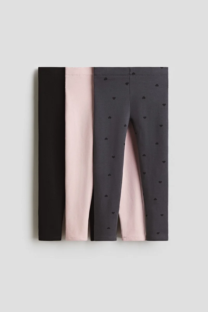H&M 3-pack heavy jersey leggings