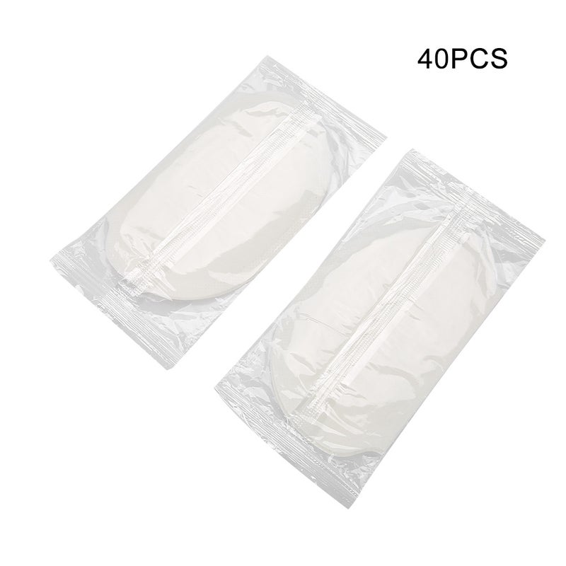 Disposable Underarm Sweat Absorbent Pads Unisex Cotton Armpit Sweat Guard 40pcs - Image 1