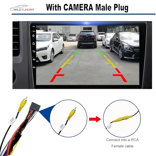 WildTundra 16Pin ISO Aftermarket Radio Harness Adapter for Hyundai 2015-2020 KIA 2016-2020, 16Pin Android Car Stereo Wiring Harness with SWC Reverse RCA Input Cable for Elantra Tucson Sonata K2 K3 K4 - Image 4