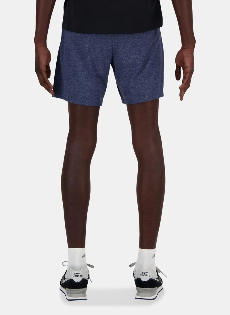 نيو بالانس Men's Sport Essentials Heathertech Running Shorts