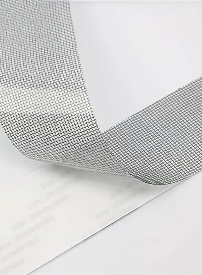 HOMESTAR Waterproof Self-Adhesive Window Screen Repair Tape, Glass Surface Mesh Patch, Anti-Insect Mosquito Hole and Tear Repair, Strong Adhesive Seal, 1 Roll (2 meters) - Image 3