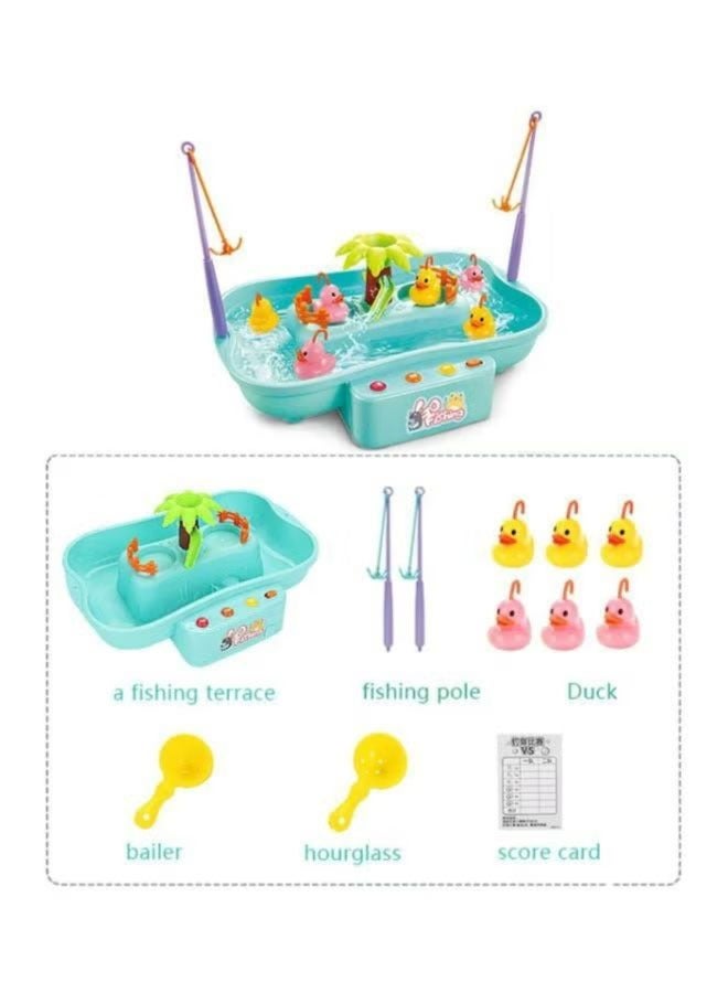 Sharpdo Children's electric water circulation rotating magnetic fish catching toy 34.5x7.3x23cm - Image 3