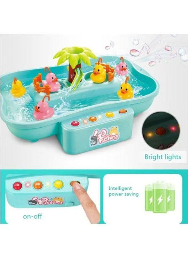 Sharpdo Children's electric water circulation rotating magnetic fish catching toy 34.5x7.3x23cm - Image 4