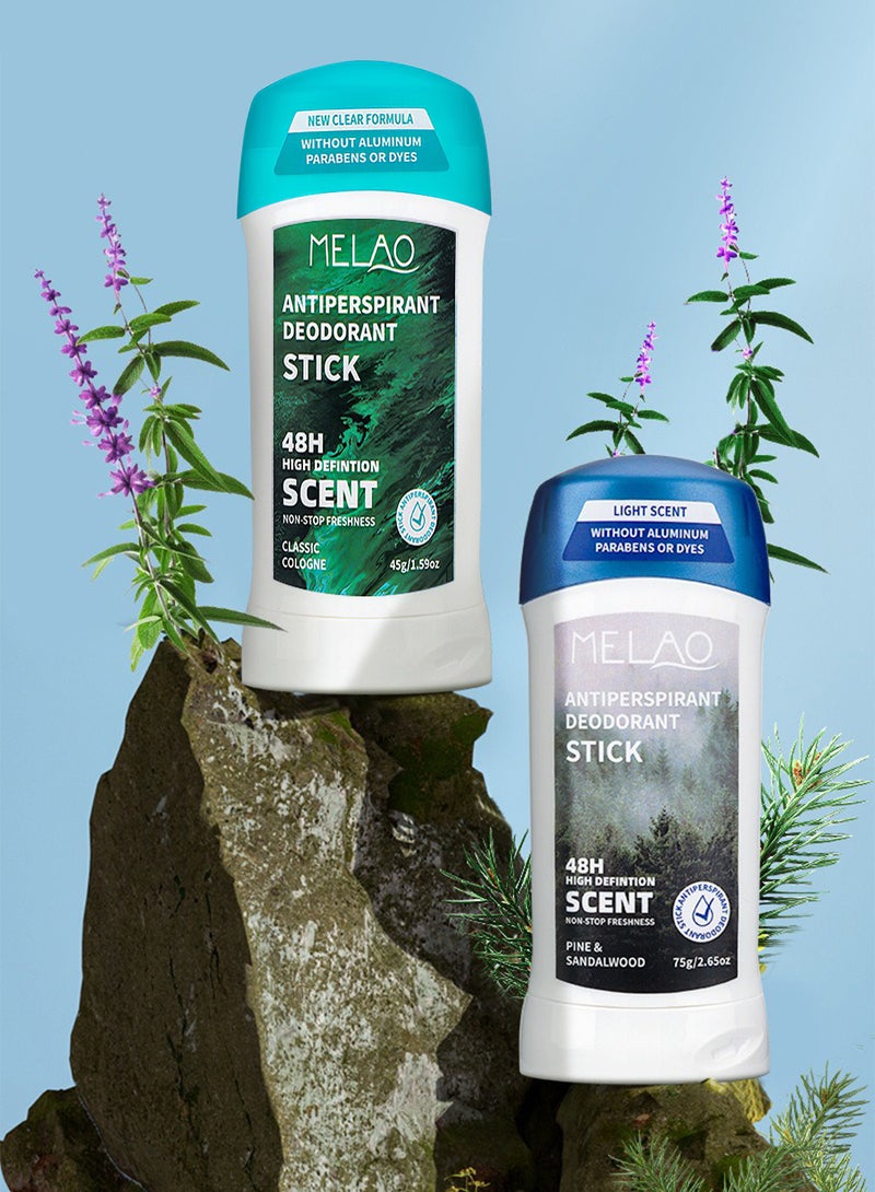 ميلاو عصا مزيل العرق مضادة للتعرق للرجال، عناية لطيفة ومنعشة تدوم طويلاً تحت الإبط، حماية من العرق والرائحة لمدة 48 ساعة، تخفف رائحة الجسم 45 جم - Image 5
