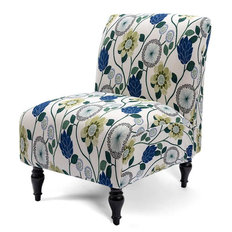 Liykimt Armless Accent Chair Cover SlipcoverSlipper Chair Cover Super Fit Stretch Spandex Removable Washable for Armless Chair Furniture Protector Covers for Living Dining Room Hotel