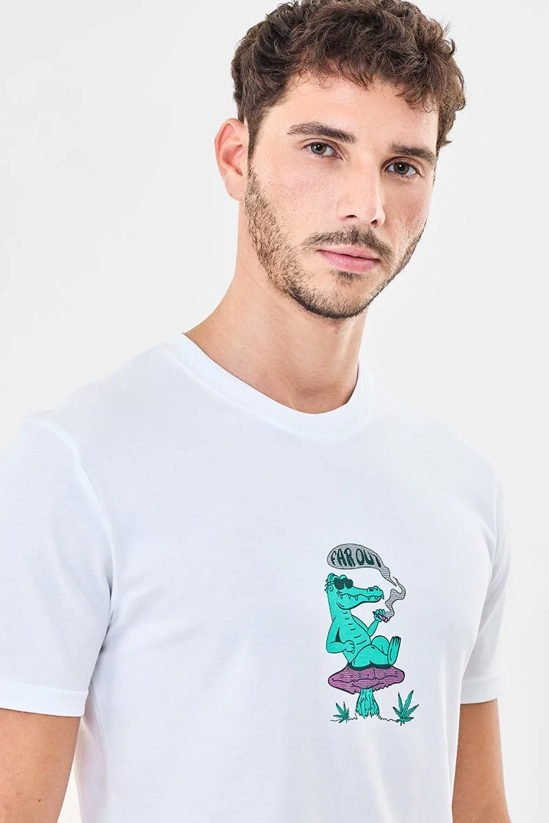 SNITCH Nature's High 100% Cotton T-Shirt