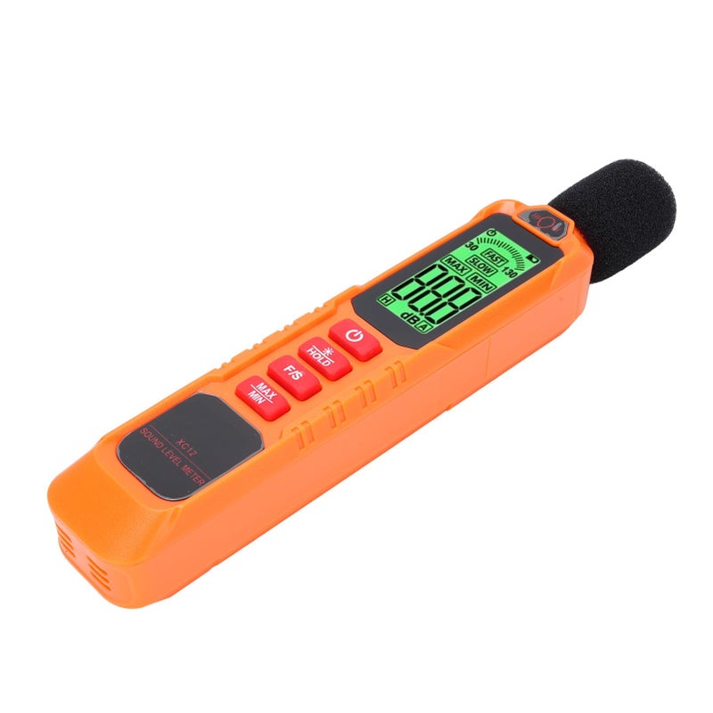 Portable Sound Level Meter with Backlight Fast Slow Sampling Windproof Ball for Home Use - Image 3