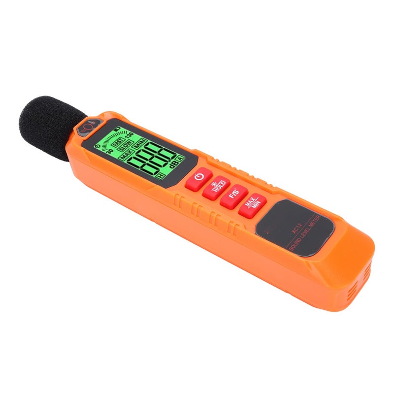 Portable Sound Level Meter with Backlight Fast Slow Sampling Windproof Ball for Home Use - Image 5