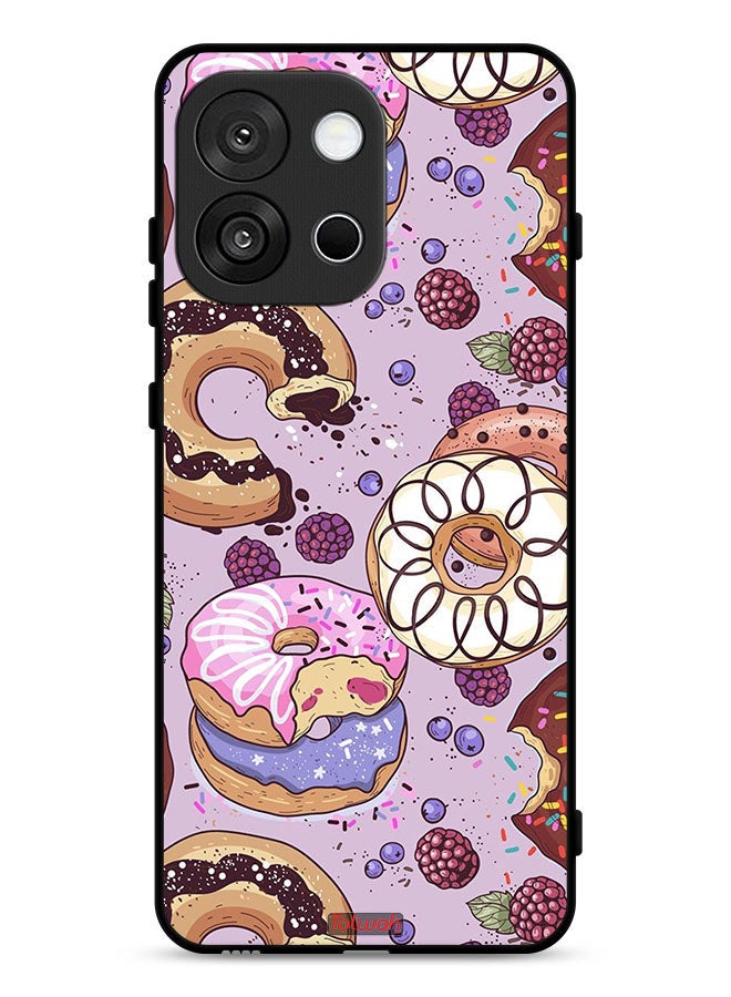 Tolwak OnePlus 13T Protective Case Cover Donuts Art - Image 1