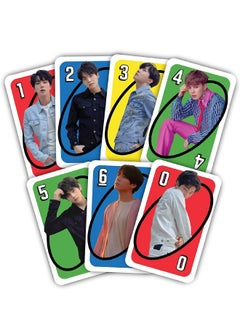 NIBEMINENT UNO BTS Card Game with 112 Cards and Instructions for Players Ages 7 Years Older, Gift for Kid, Family and Adult Game Night  - Image 5