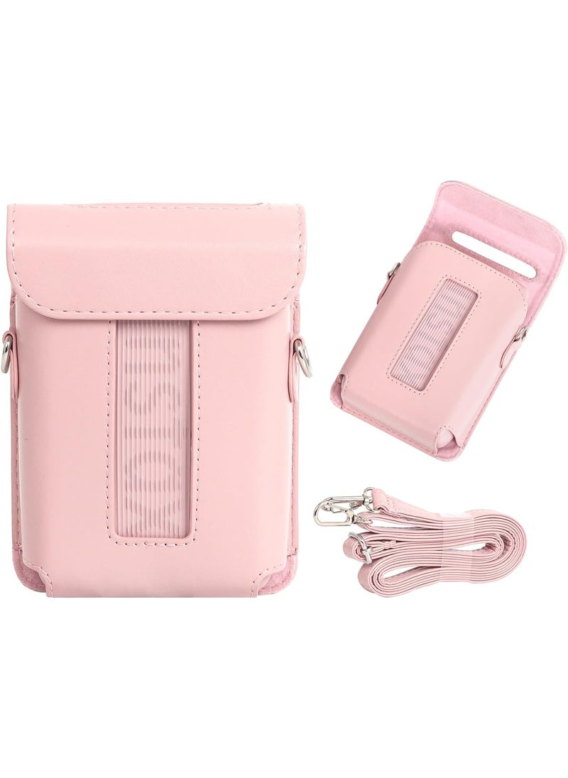 Rieibi Rieibi Mini Link 3 Case  Protective Case For Fujifilm Instax Mini Link 3 Smartphone Printer Cover For instax mini Link3 case with Shoulder Strap For Smartphone Printer PU case  - Image 1