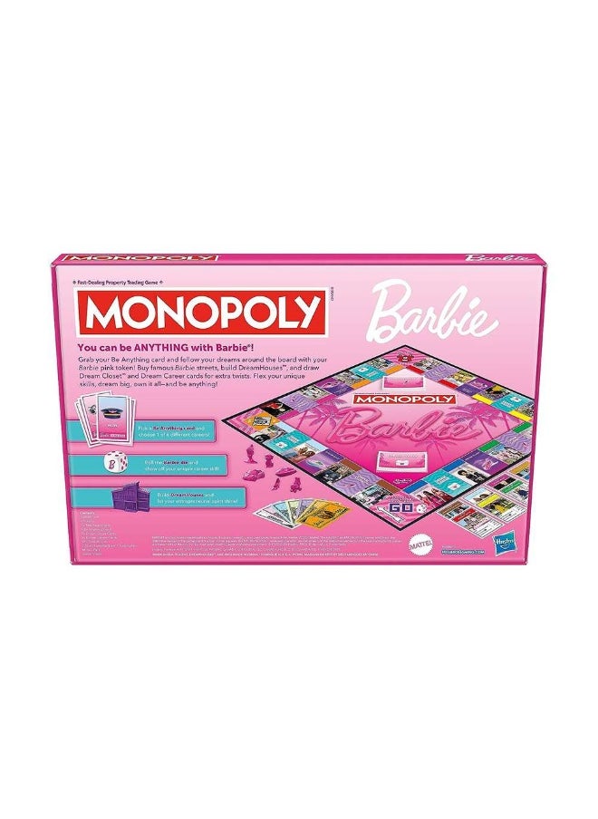 Monopoly - Monopoly Barbie Board Game - Image 1