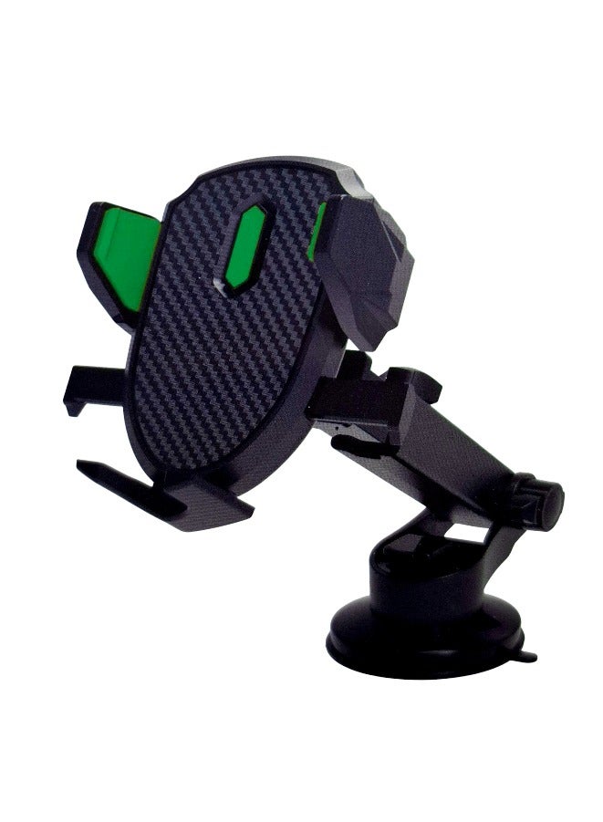 حامل سيارة يثبت بالشفط للزجاج الامامى و لوحة القيادة قابل لدوران بزاوية 360 درجة متوافق مع جميع الهواتف المحمولة