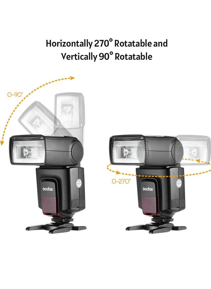 Godox - TT520II Camera Flash Universal On-Camera Flash Electronic Speedlite Wireless Transmission for Canon Nikon Panasonic Olympus Pentax DSLR Camera - Image 1
