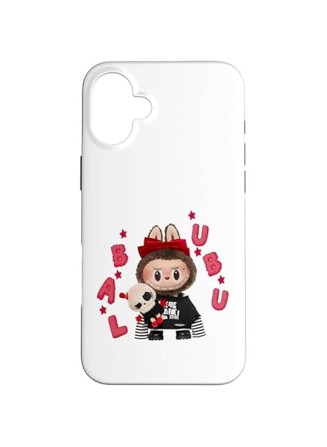 Arabest Funny Labubu Lover Cute Labubu Men Women Case for iPhone 16 Plus - Image 1