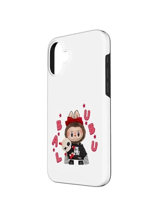 Arabest Funny Labubu Lover Cute Labubu Men Women Case for iPhone 16 Plus - Image 2
