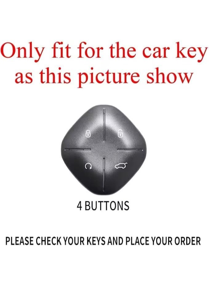 Car Key Cover, Full Protection for Smart Car Key, Replacement, Off Curve Accessories, , TPU Compatible JETOUR Dashing - MATT