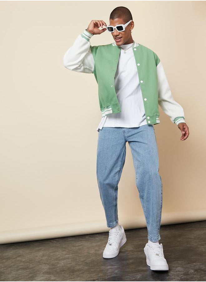 Tapered Jeans with Pocket Construct