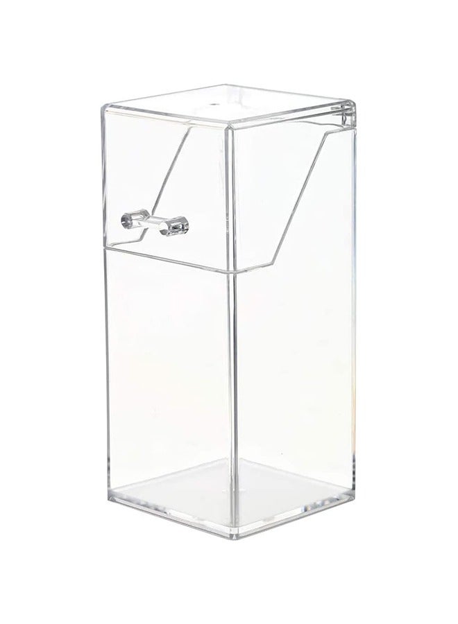 Bukela Clear Acrylic Dustproof Makeup Brush Organizer Cosmetic Brushes Eyebrow Pencil Storage Holder With Lid For Vanity, Bathroom, Bedroom - Image 4