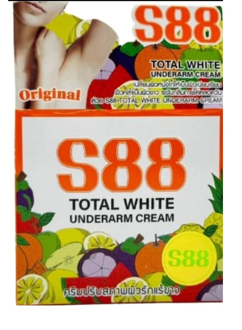 S88 أبيض بالكامل كريم S88 توتال وايت لتفتيح تحت الابط - 35جرام - Image 1