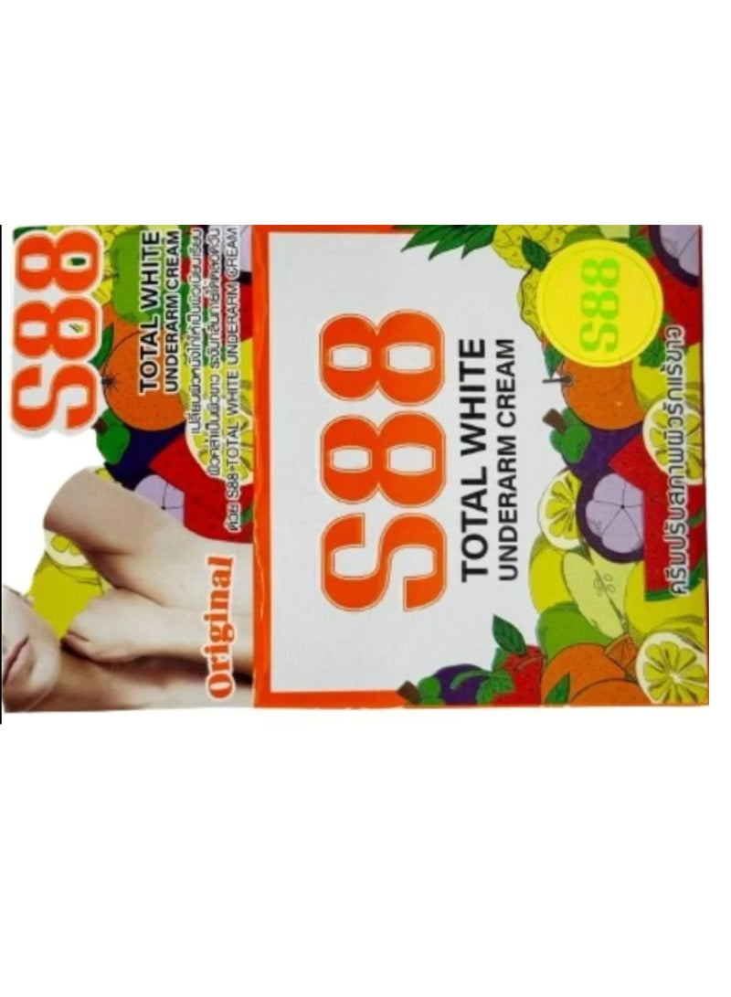 S88 أبيض بالكامل كريم S88 توتال وايت لتفتيح تحت الابط - 35جرام - Image 2