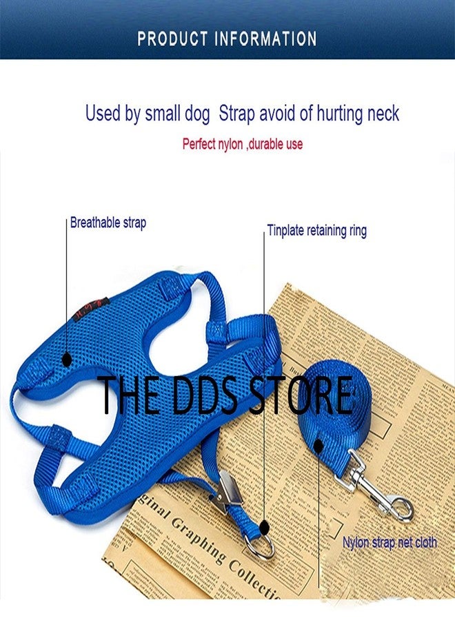 THE DDS STORE متجر DDS سترة ناعمة للكلاب والجراء، حزام صدر، طوق، مقود، حزام قابل للتعديل للحيوانات الأليفة (مقاس متوسط، أخضر) - Image 2