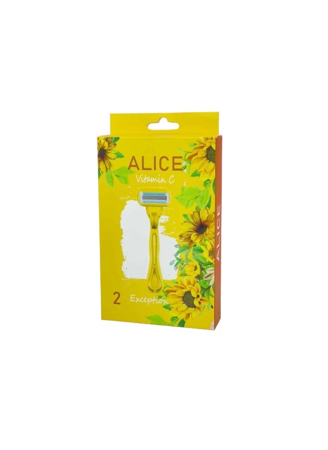 Exception Razor With Vitamin C 2Pcs