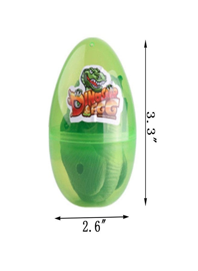 QINGQIU 4 Pack Jumbo Dinosaur Deformation Eggs with Toys Inside for Kids Boys Girls Toddlers Easter Basket Stuffers Fillers Gifts Party Favors - Image 3