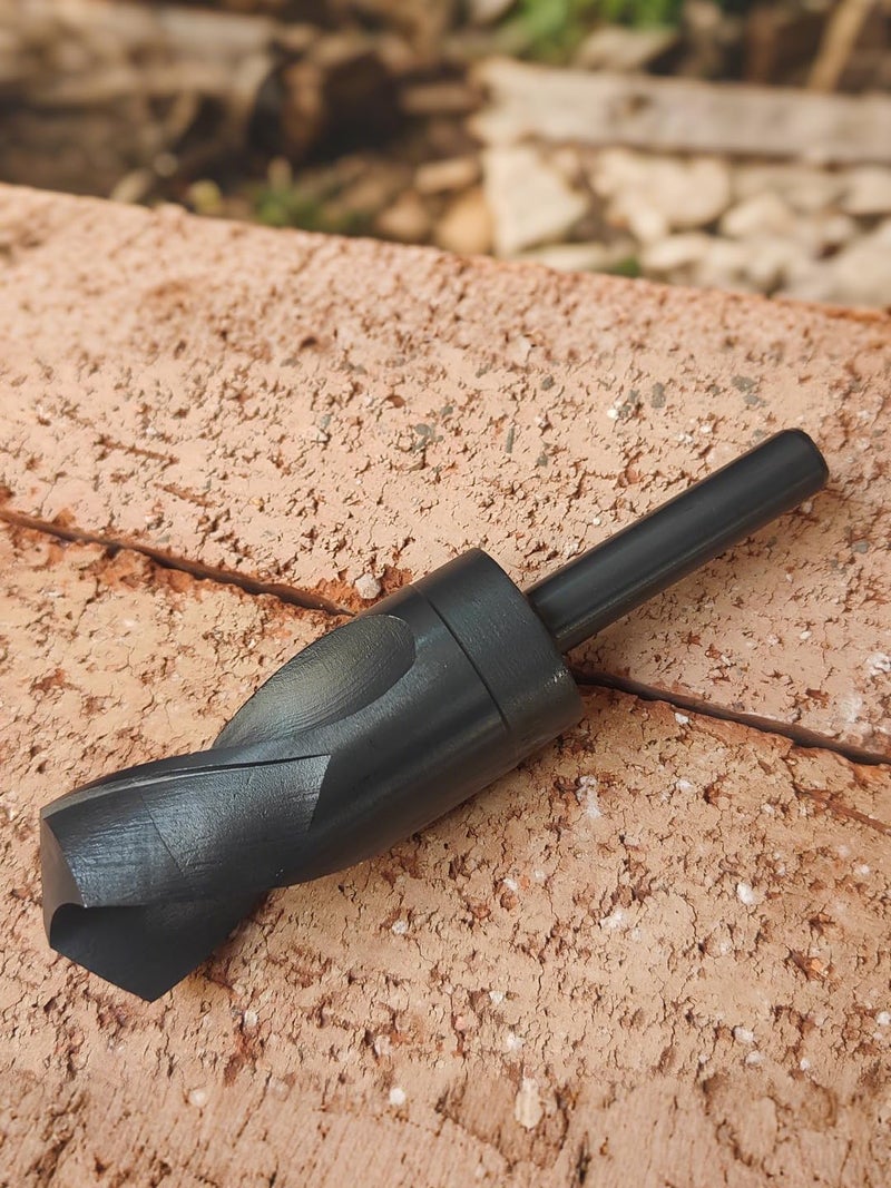 NACX 28.5mm Reduced Shank Drill Bit, 1/2” Shank High Speed Steel Twist Drill Bit HSS 9341 for Aluminum Plate Copper Wood Stainless Steel - Image 3