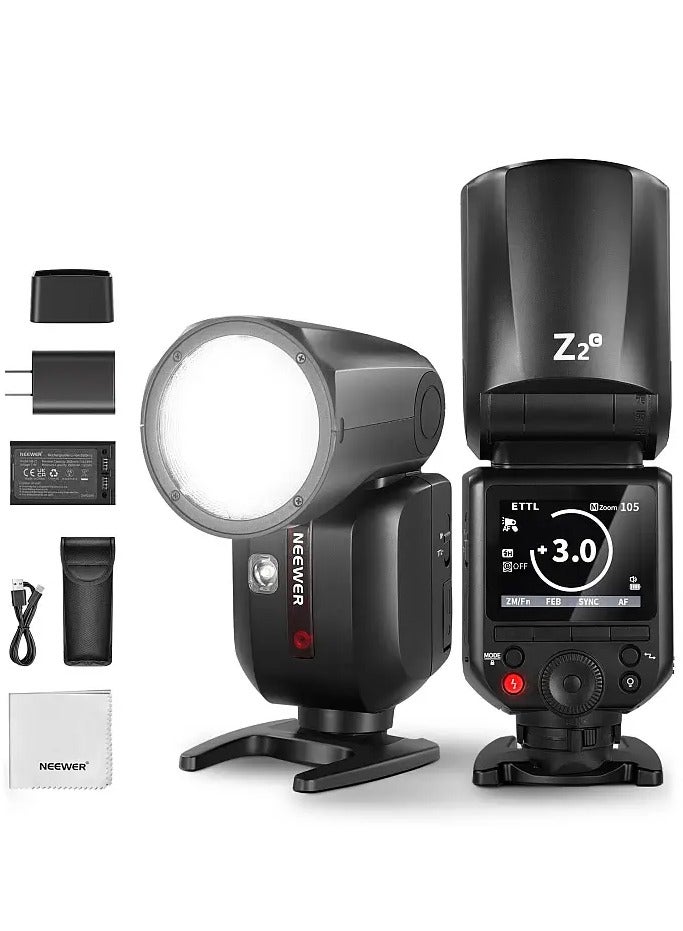 نيوير NEEWER Z2 TTL Round Head Flash Speedlite - Canon - Image 1